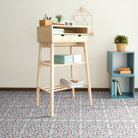 selbstklebende Bodenfliesen Spanish Leaves (11er Set) image number null